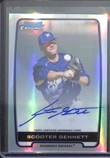 2013 Bowman Chrome Refractor Autograph #BCA-SG Scooter Gennett No 452 of 500