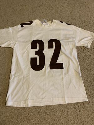 Handmade J Brown Football Jersey Shirt 32 OH S | eBay