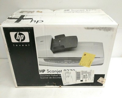 New HP Scanjet 8270 Document Flatbed Scanner (Silver/Black) | eBay