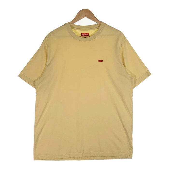 Supreme 22SS Small Box Tee Logo T-shirt Yellow Size L Used
