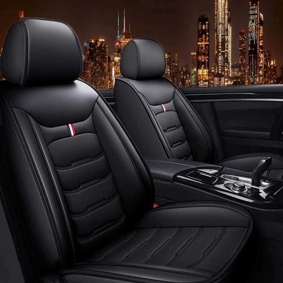 Полный комплект чехлов на 5 сидений для автомобиля Audi искусственная кожа передняя + задняя подушка полное окружение - Изображение 2 из 4