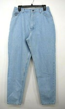 Vintage Wrangler For Her Womens High Waist Tapered Leg Denim Mom Jeans 12 x 32