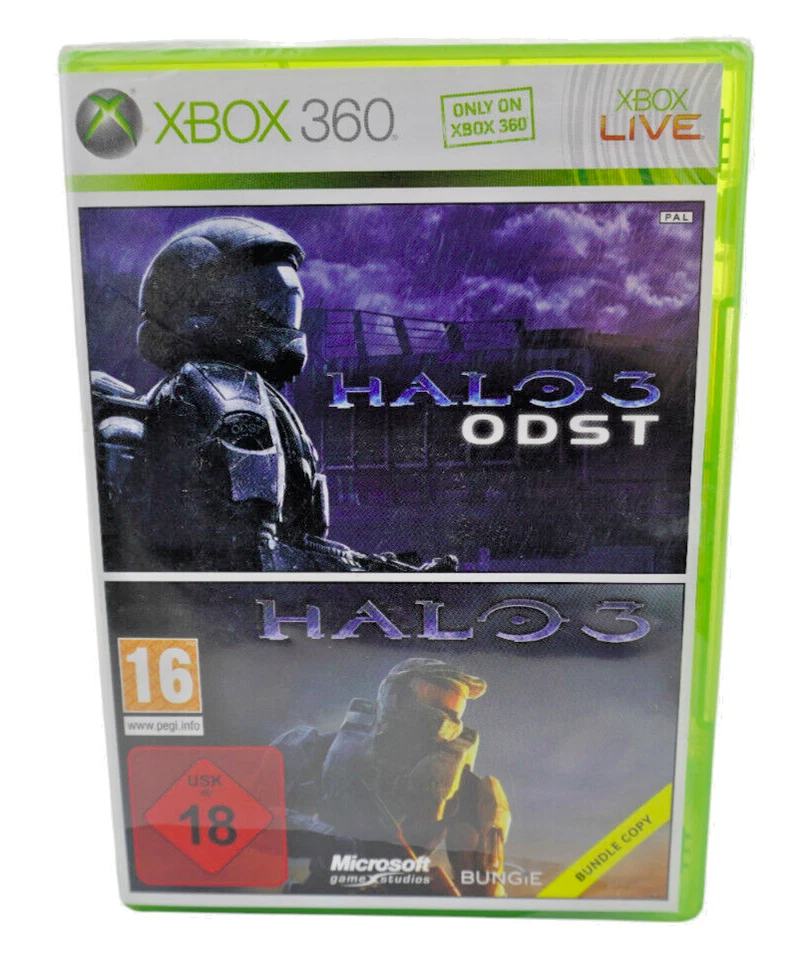 Halo 3 ODST Xbox 360 Shooter Deutsch PAL Neu 2009 USK 18 Bundle Version