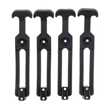 1X 221mm Black Rubber T-Handle Draw Latch For Boxes/Coolers/Golf Carts