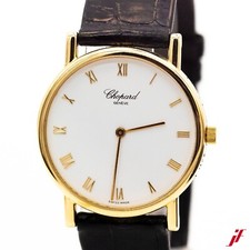 Chopard Classic 34mm Vintage Ref.16/3154 750/18K Gelbgold Handaufzug Kroko