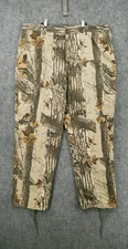 Spartan Realtree Pants Mens 2XL XXL Green Camouflage Cargo Hunting Outdoor USA