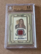 2013 Topps Allen & Ginter McKAYLA MARONEY Worn Red Relic USA Gymnastics  BGS 9.5