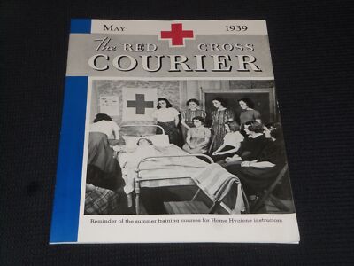 1939 MAY THE RED CROSS COURIER MAGAZINE NICE FRONT COVER & ADS - L 21105