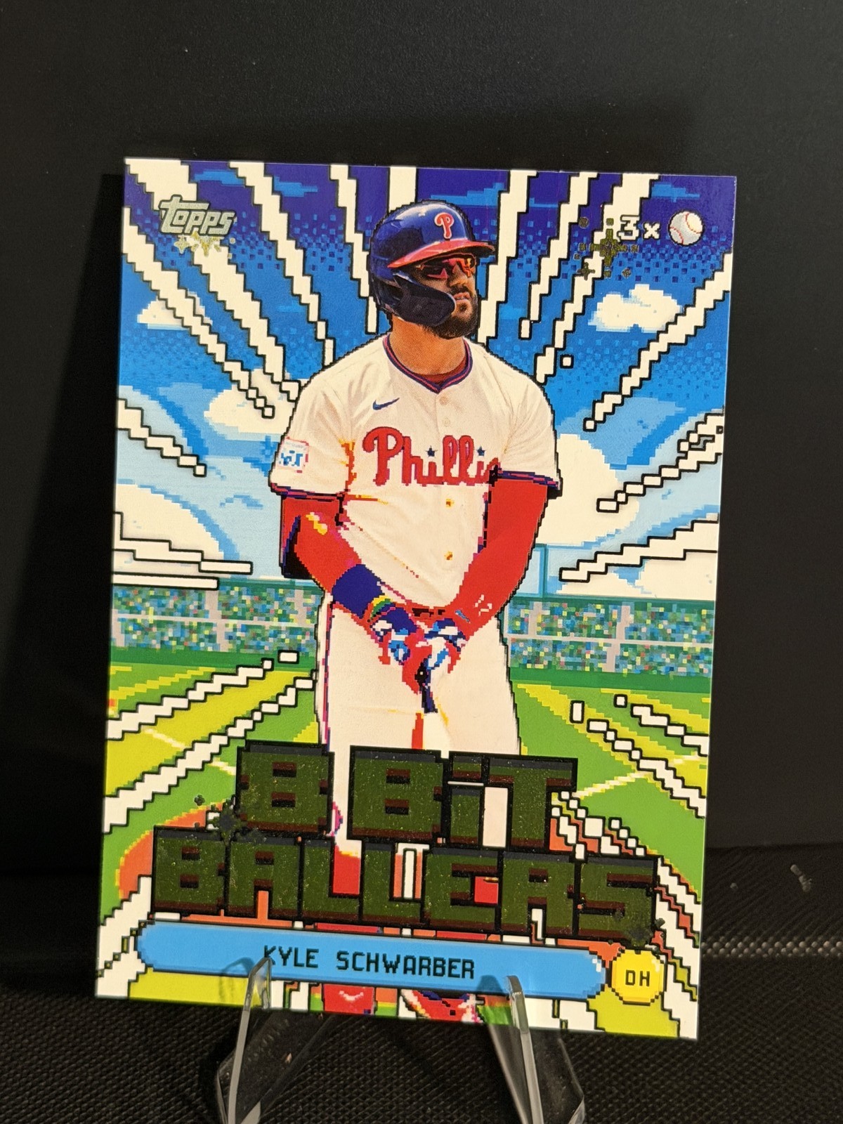 Kyle Schwarber 2026 Topps Baseball Series 1 8 Bit Ballers #8B-25 NM