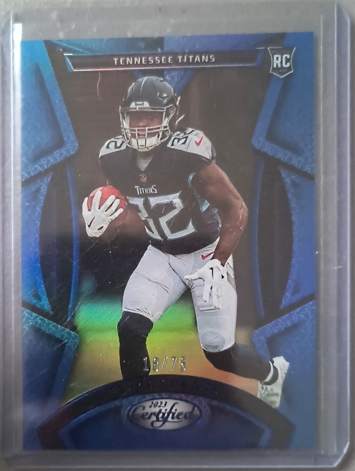 Tyjae Spears Panini Certified #168 Mirror Blue