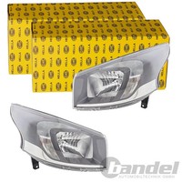 2X Hella FF Halogen Scheinwerfer Passend FüR Opel Vivaro Links+Rechts