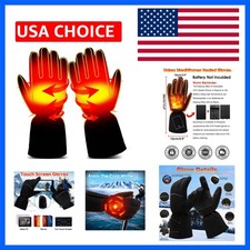 Electric Battery Heated Gloves for Women Men, Touchscreen Waterproof Thermo...