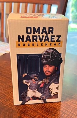 Milwaukee Brewers Omar Narvaez Bobblehead Stadium Giveaway New 7-24-22 NIBNR