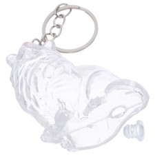 Cat Hair Keepsake Transparent Storage Capsule Keychain Pet Hair Collector Box