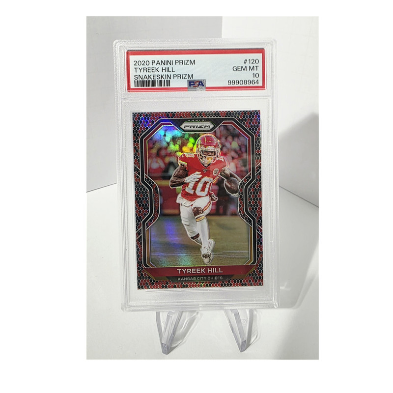 Panini 2020 Prizm Tyreek Hill #120 Snakeskin Prizm PSA 10 Kansas City Chiefs NFL