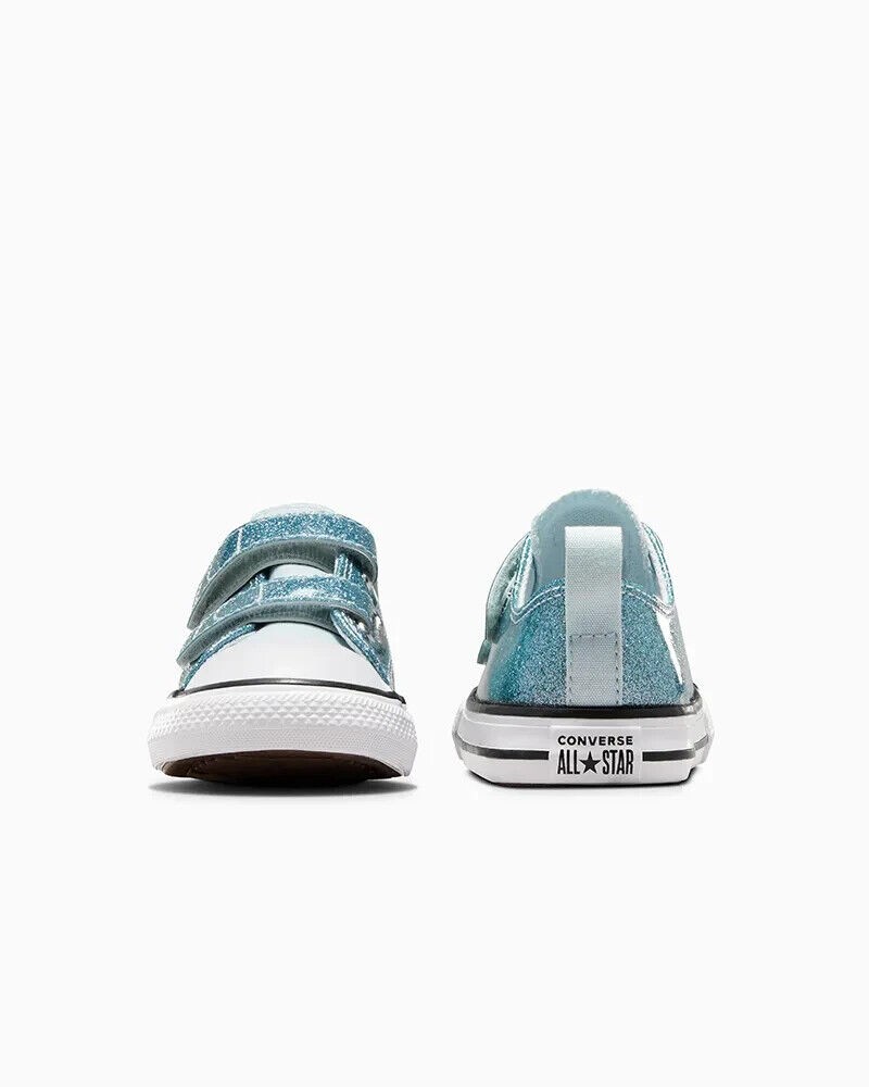 Converse Toddlers All Star 2V Ox Glitter Winter Slay/White A08392C-454 Size 4 thumbnail 6