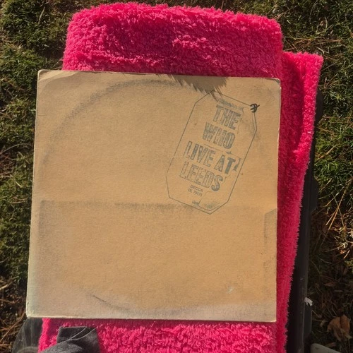 THE WHO Live At Leeds Vinyl LP Decca Records 1970 All 12 Inserts 1st Press OFFER