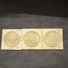 Peace Dollar $1 Coins 1922 Silver Lot of 3 San Francisco Denver VF