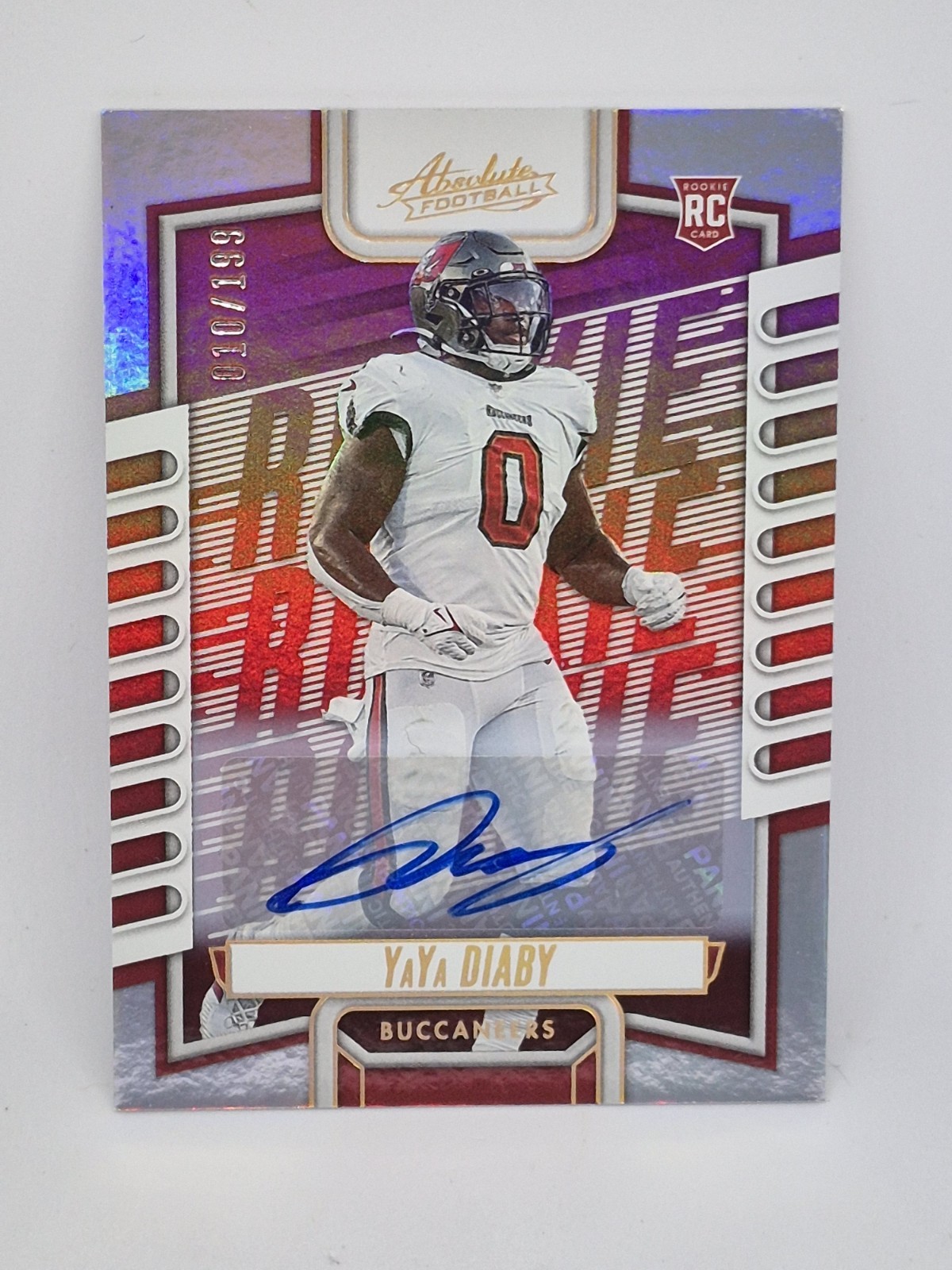 YaYa Diaby Panini Absolute #184 Signature-Spectrum