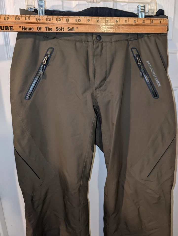 Pantalones esquí snowboard Kjus para hombre 32 rendimiento verde oliva Dermizax Ev Thinsulate Foto 3 de 4