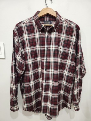 Pendleton Sir Pendleton Shirt Mens XL Red MacDonald Tartan Wool Button Down NWOT
