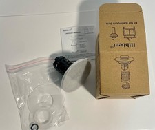 Hibbent Upgraded 3 in 1 Bathroom Sink Drain Strainer Universal Pop Up Stopper