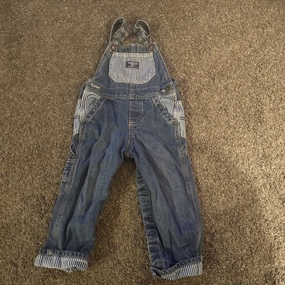 OshKosh Bgosh Vestbak  denim Overalls One Piece  Size 24 Months