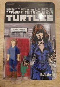 April O'Neil Super7 Reaction Comic Color TMNT Teenage Mutant Ninja Super7 Figure