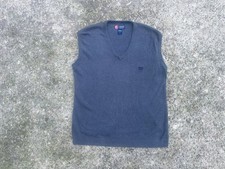 This CHAPS knit sweater vest brings a clean, classic look with a soft, medium