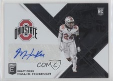 2017 Panini Elite Draft Picks Draft Picks Auto Malik Hooker #134 Auto pm6