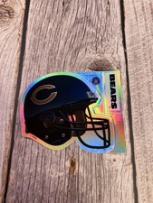 Vintage 1998 NFL Holographic Team Helmet Sticker Vending Machine Stickers H3