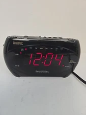 Emerson Research Smart Set Electric Clock Radio Dual Alarm CKS2862 Large Display