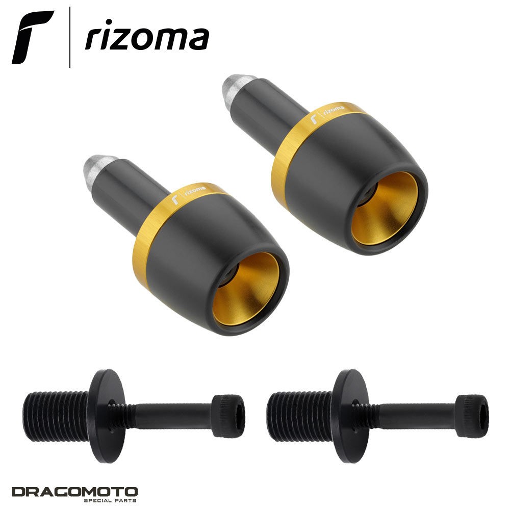 Rizoma MA532G embout de guidon or et carbone pour habiller la Suzuki GSX R 1000 millénaire 2020
