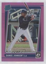 2021 Panini Donruss Optic Rated Rookie Pink Prizm Daniel Johnson #96 7u4