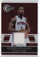 2010-11 Totally Certified Red Materials 142/199 Rodney Stuckey #105 11z5