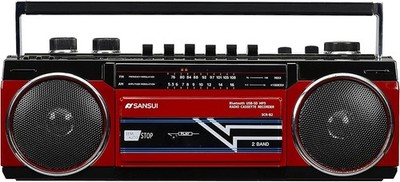 SANSUI Bluetooth-equipped radiocase USB / SD card MP3 playback compatible
