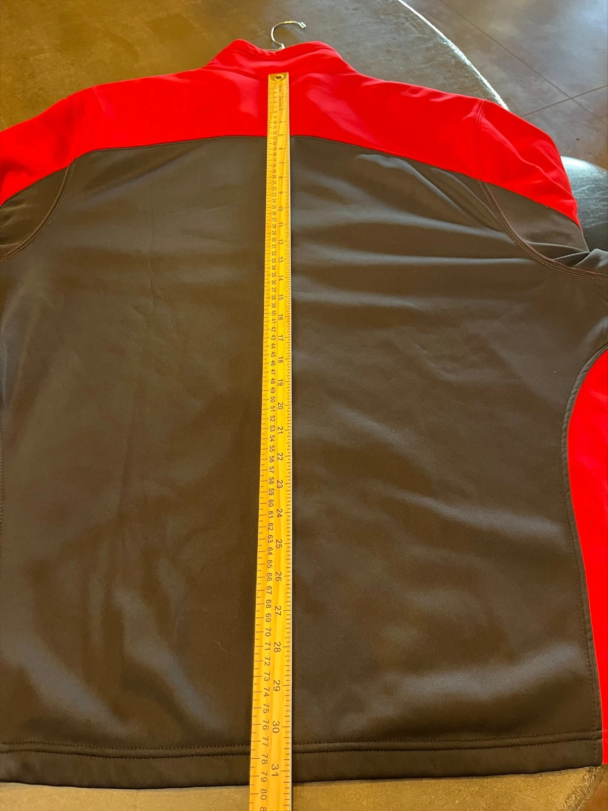 Charles River Apparel Corvette Jacket Men XXXL Black Red Full Zip Fleece Lined image 10