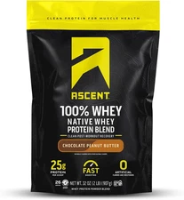 100% Whey Protein Powder - Post Workout Whey Protein Isolate, Zero Artificial Fl