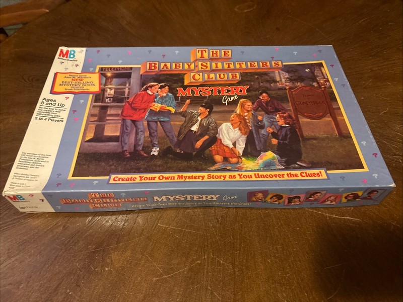 1992 Babysitters Club Mystery Game by Milton Bradley Complete Great Condition