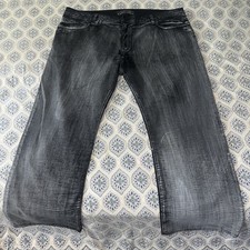 Robins Jean Mens Gray Dark Wash Denim Jeans S...