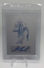 2023 Panini National Treasures FOTL NFL Garrison Hearst Printing Plate Auto 1/1