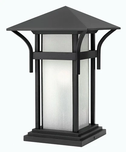 Hinkley Lighting 2576 Harbor 120v 1 Light 17" Tall Pier Mount - Black - Picture 1 of 7