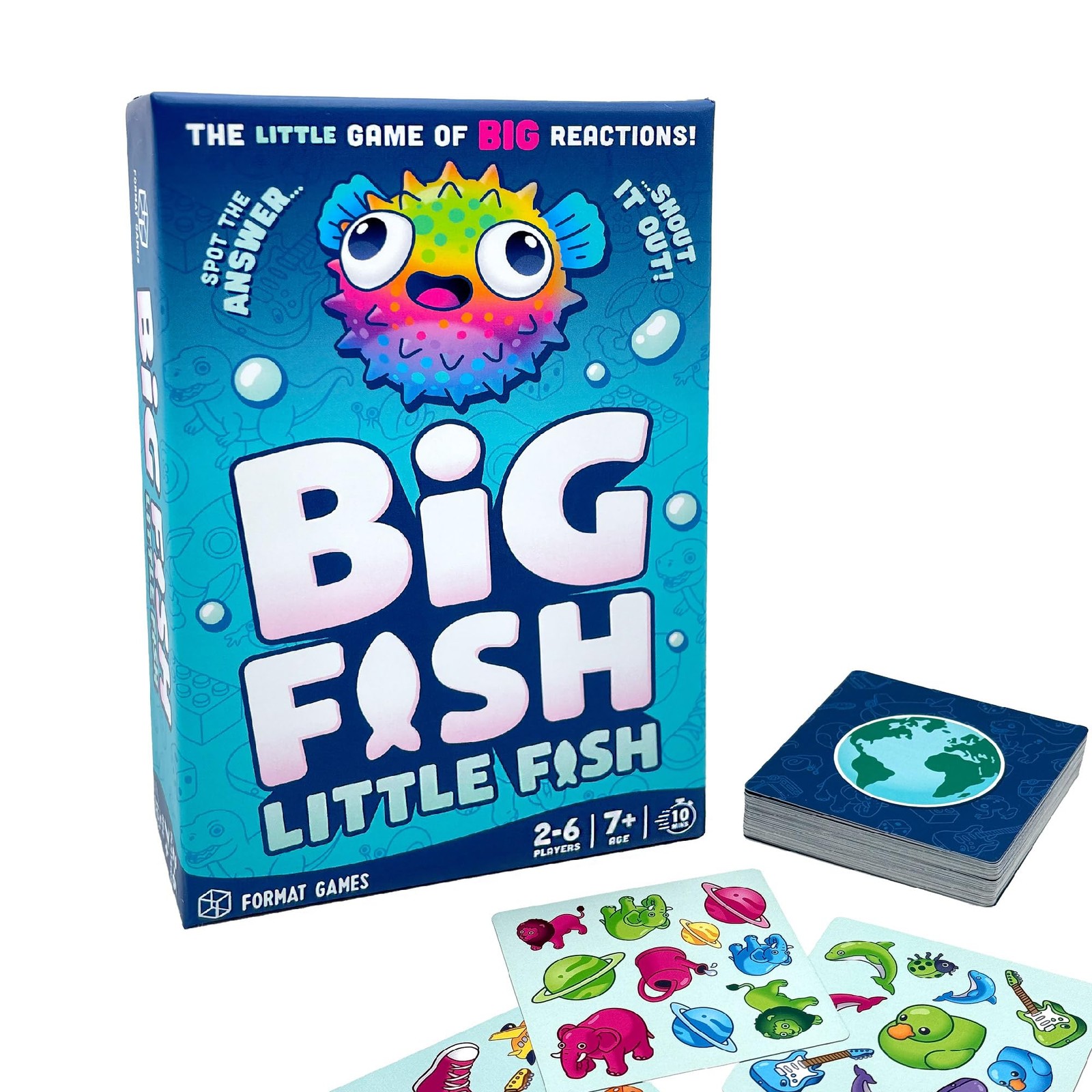 Формат игры Big Fish Little Fish: Новая семейная карточная игра от Fun and Fast Ca
