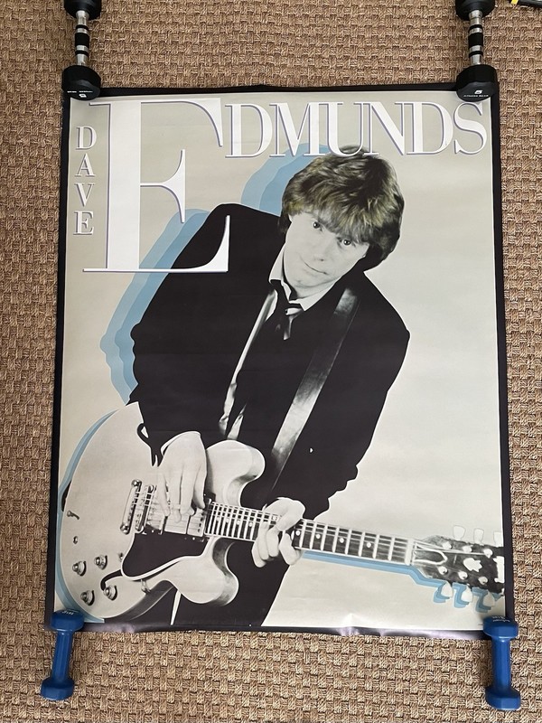 Dave Edmunds ~ Repeat When Necessary ~ Huge Poster ~ Mint.