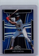 Tre Phelps 2025 Leaf Metal Baseball 1/1 Pre Production Proof