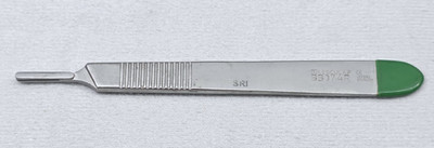 Aesculap BB074R Knife Handle #3 with MM and CM Scale, 5'' (125mm)