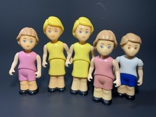 Vintage Little Tikes People Family Lot of 5 Mom Daughter Son Duplicates - Fair