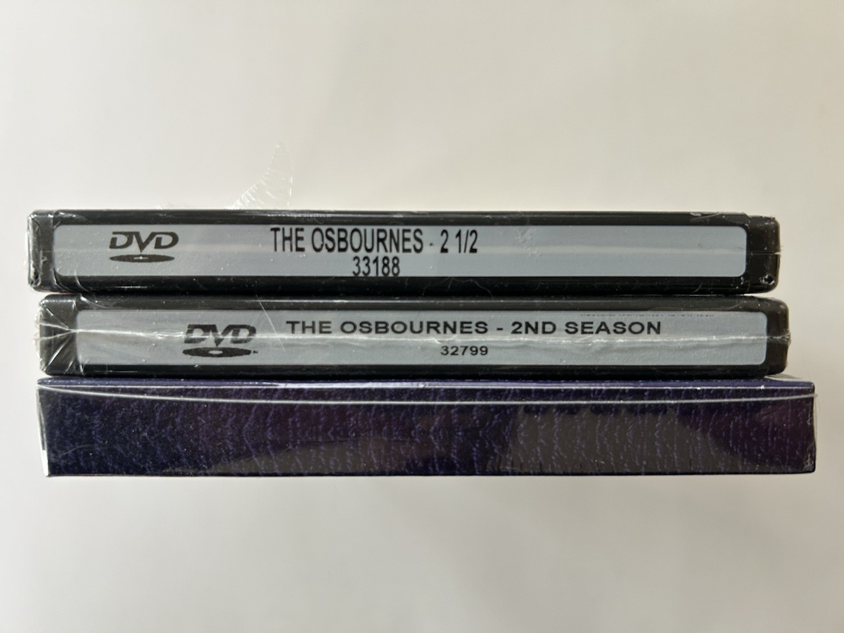 THE OSBOURNES - Brand New - SEASONS 1, 2 & 2 1/2 COMPLETE DVD Ozzy