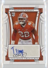 2023 Panini National Treasures Collegiate /99 Trenton Simpson #RS-TRS Auto hg6