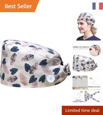 Calot Imprimé Animalier en Coton - Ajustement Parfait pour Tous Types de Cheveux - Photo 1/4